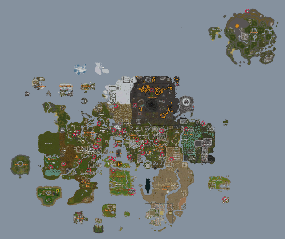 Gielinor Farming Map